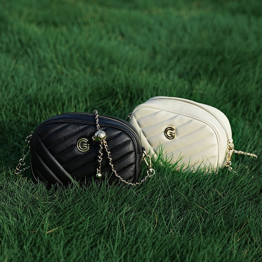 Elegant Genuine Leather Retro Round Bag