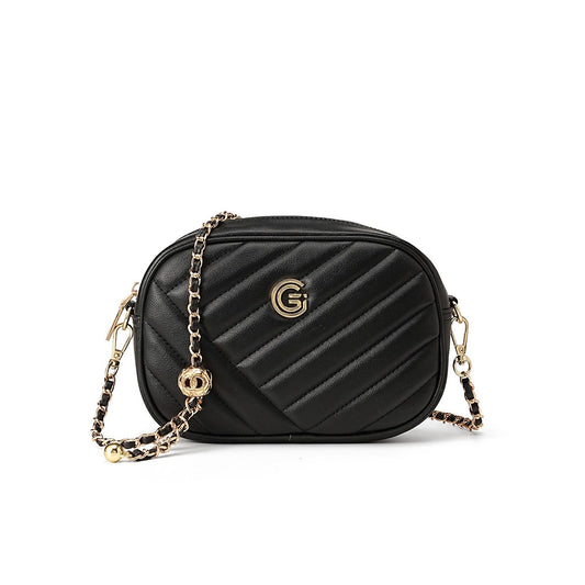 Elegant Genuine Leather Retro Round Bag