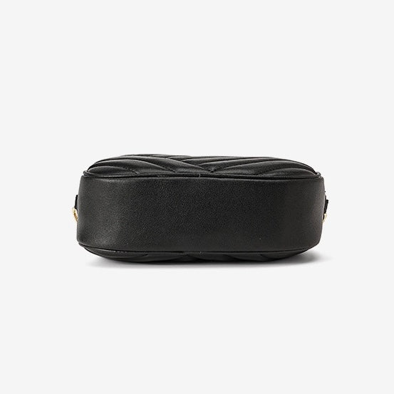 Elegant Genuine Leather Retro Round Bag