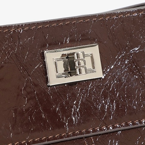 Elegance Redefined: Women's Luxury Waxed Top Grain Leather Bucket Bag