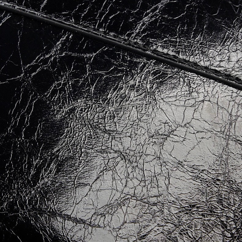 Genuine Leather Mini Bucket Bag with Elegant Turn-Lock Closure