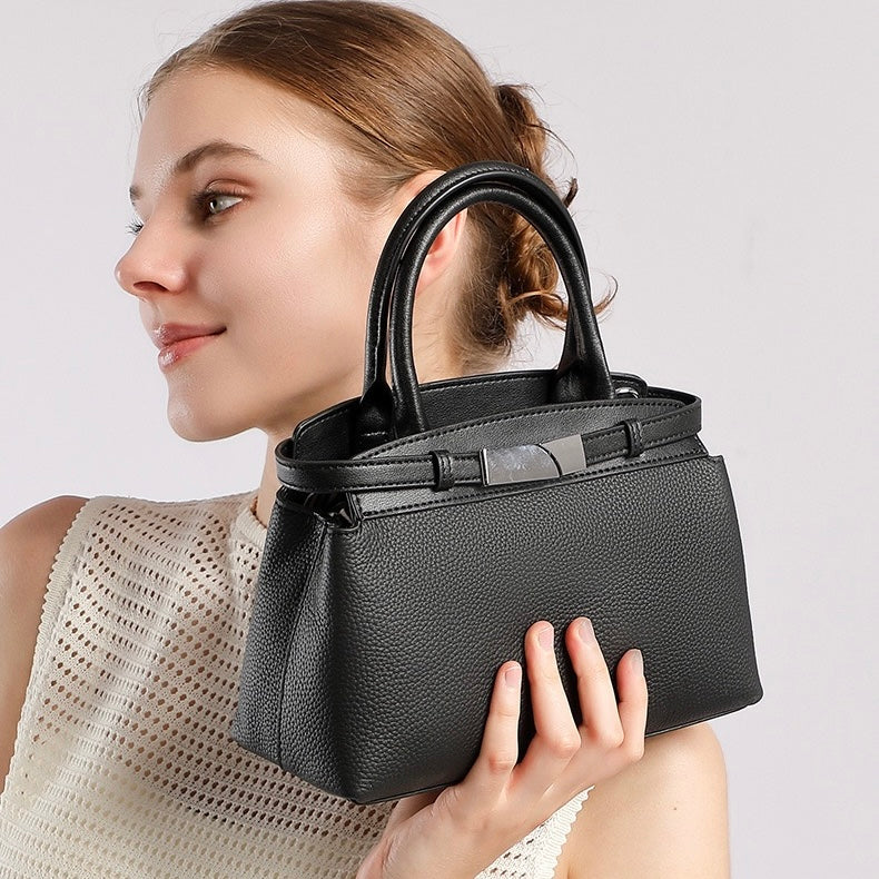 Women's Luxurious Genuine Leather Crossbody Clutch Bag