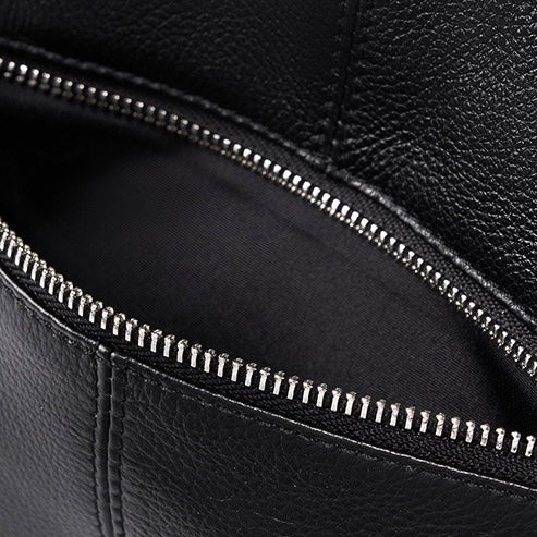 Elegant Genuine Leather Tote Bag – Versatile Large Capacity for Everyday Chic