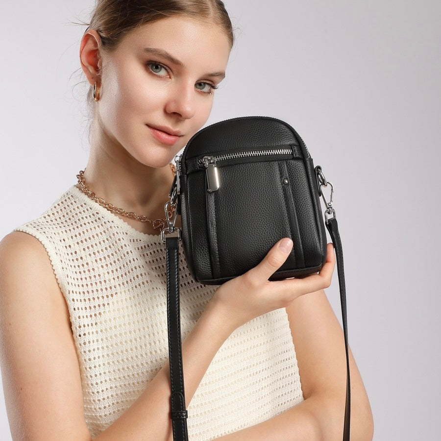 TOGO Premium Cowhide Crossbody Bag: Elegant Versatility for Modern Chic