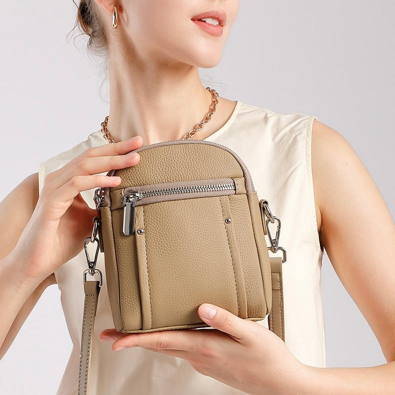 TOGO Premium Cowhide Crossbody Bag: Elegant Versatility for Modern Chic
