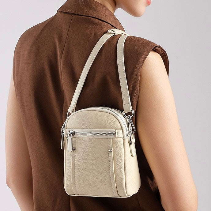 TOGO Premium Cowhide Crossbody Bag: Elegant Versatility for Modern Chic