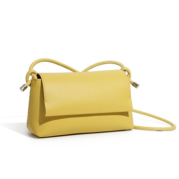 Multicolor Luxe Genuine Leather Compact Crossbody Bag