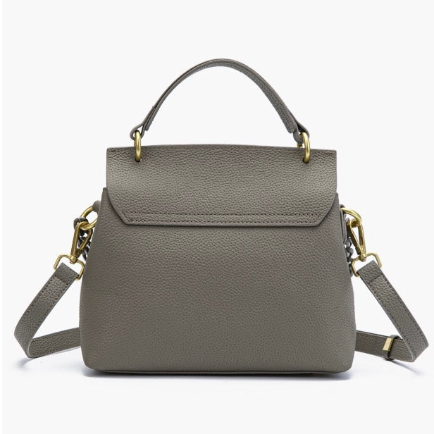 Elegant Leather Shell Chain Crossbody Bag
