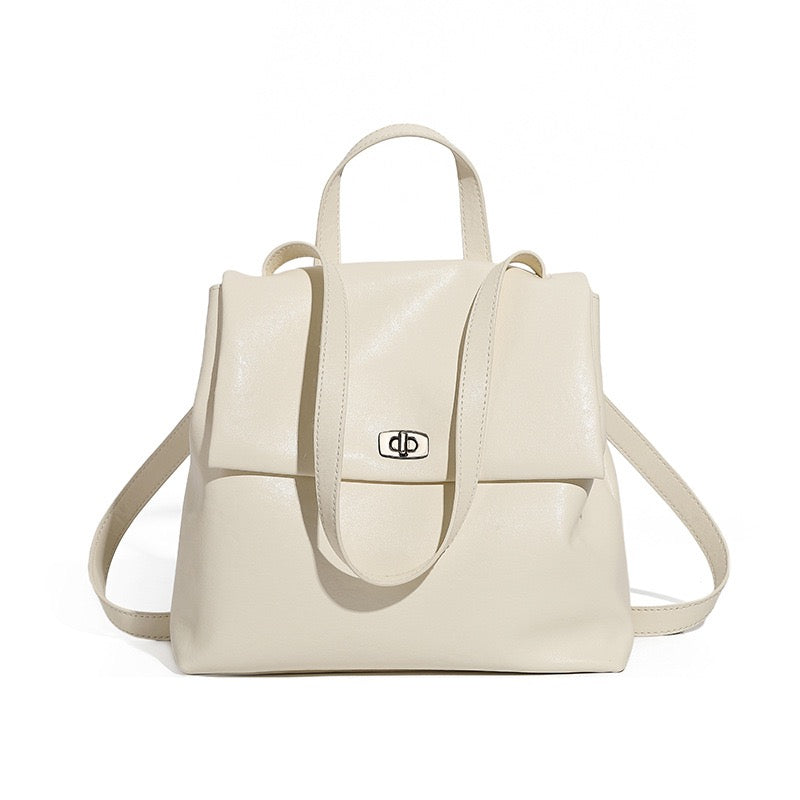 Luxurious Genuine Leather Versatile Backpack for the Modern Woman