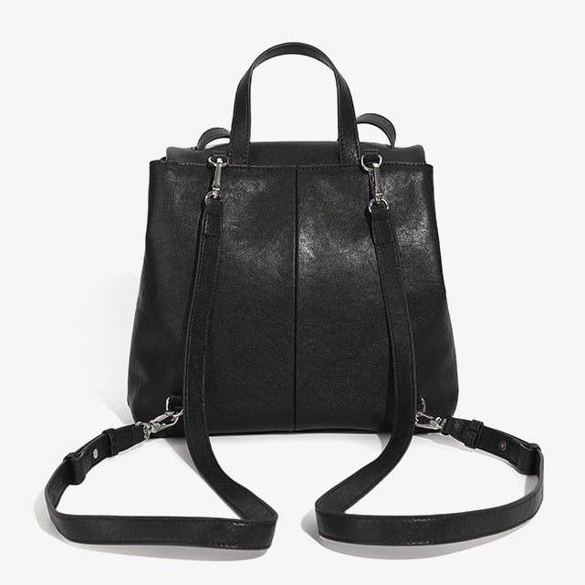 Luxurious Genuine Leather Versatile Backpack for the Modern Woman