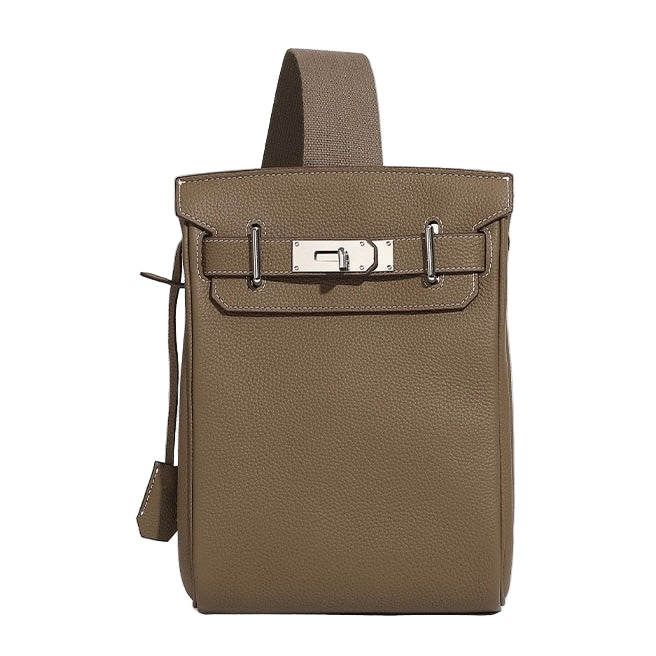 Top Grain Cowhide Luxe Crossbody Chest Bag