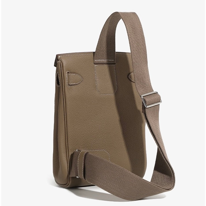 Top Grain Cowhide Luxe Crossbody Chest Bag