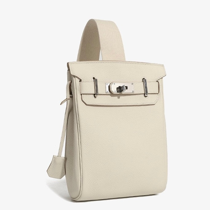 Top Grain Cowhide Luxe Crossbody Chest Bag