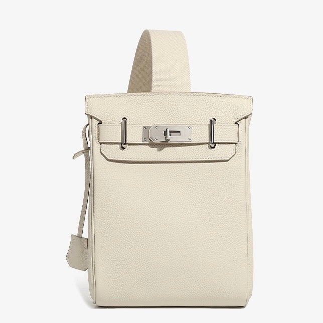 Top Grain Cowhide Luxe Crossbody Chest Bag