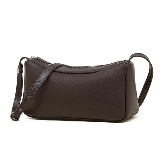 Elegant Leather Minimalist Crossbody Shoulder Bag for Women