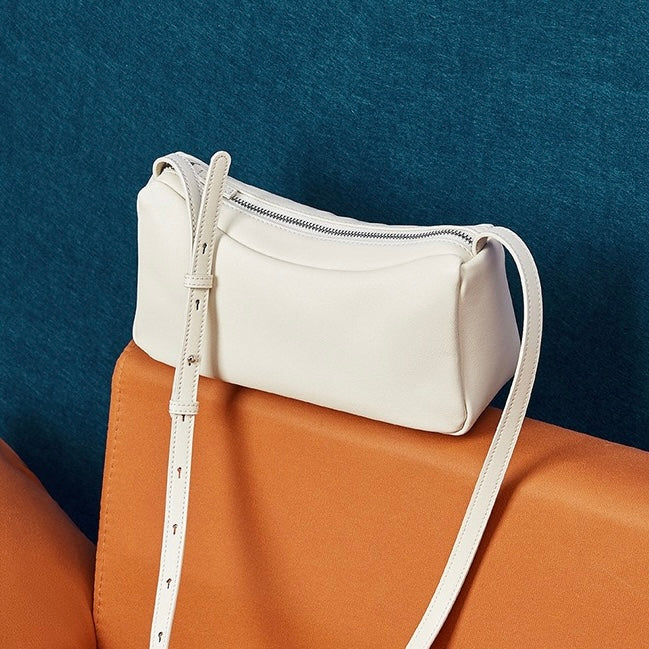 Elegant Leather Minimalist Crossbody Shoulder Bag for Women