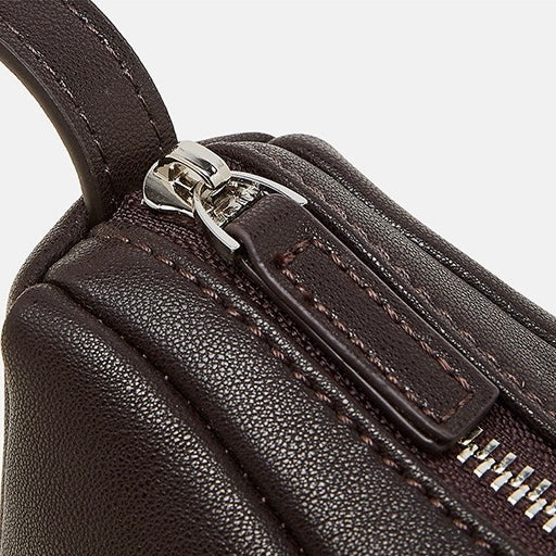 Elegant Leather Minimalist Crossbody Shoulder Bag for Women