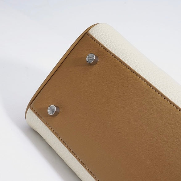 Women’s Genuine Leather Luxe Pendant Shoulder Handbag