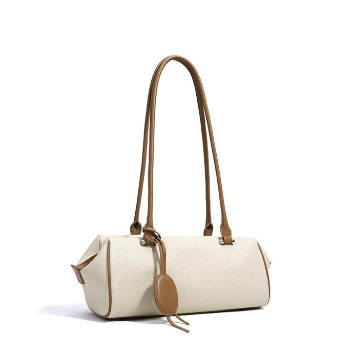 Women’s Genuine Leather Luxe Pendant Shoulder Handbag