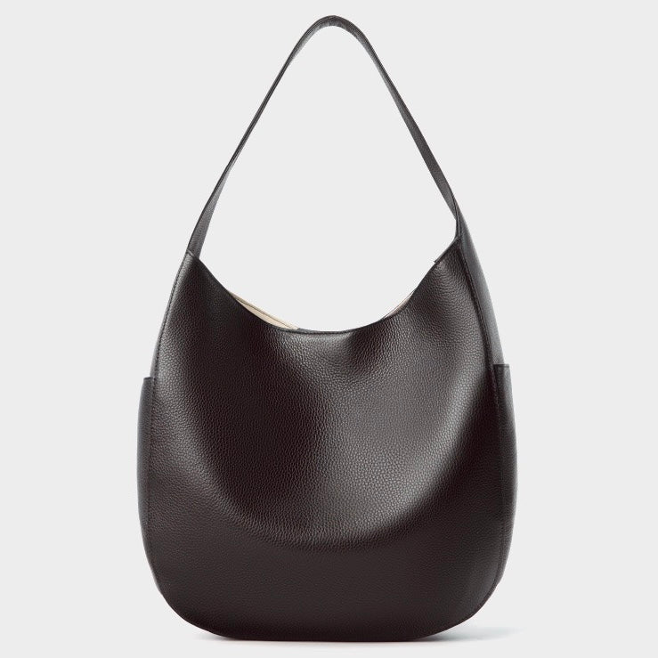 Chic Top Grain Leather Large Capacity Tote Bag