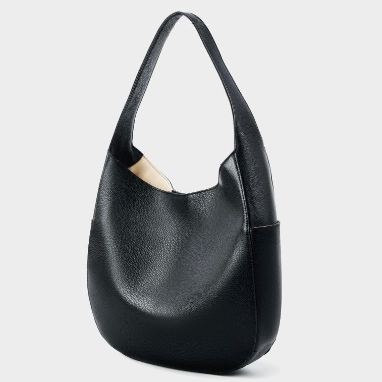 Chic Top Grain Leather Large Capacity Tote Bag