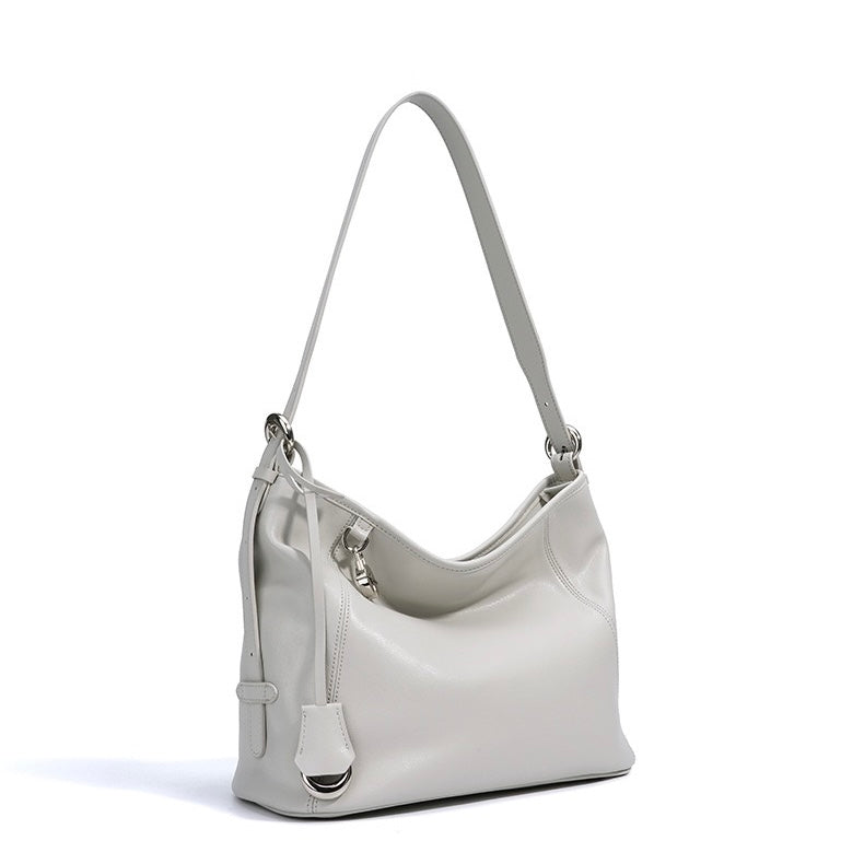 Sophisticated Women's Genuine Leather Large Capacity Crossbody Bag