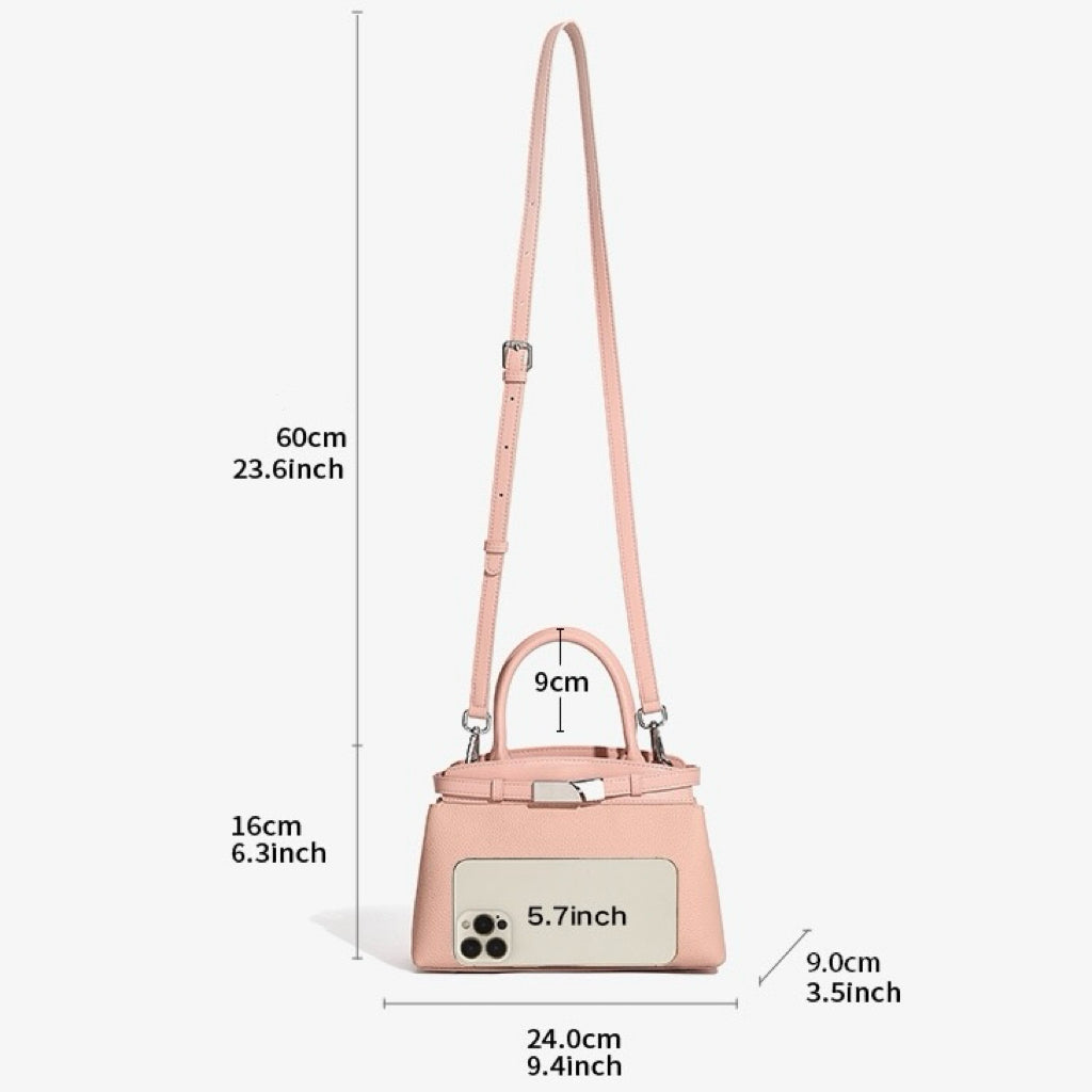 Women's Luxurious Genuine Leather Crossbody Clutch Bag