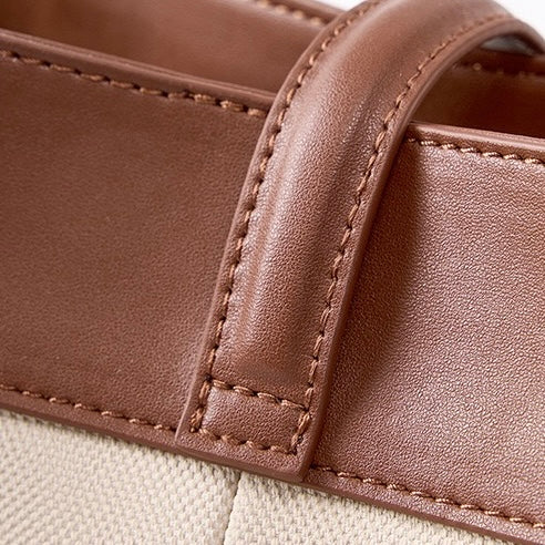 Genuine Leather Dune & Saddle Tote Bag for the Modern Woman