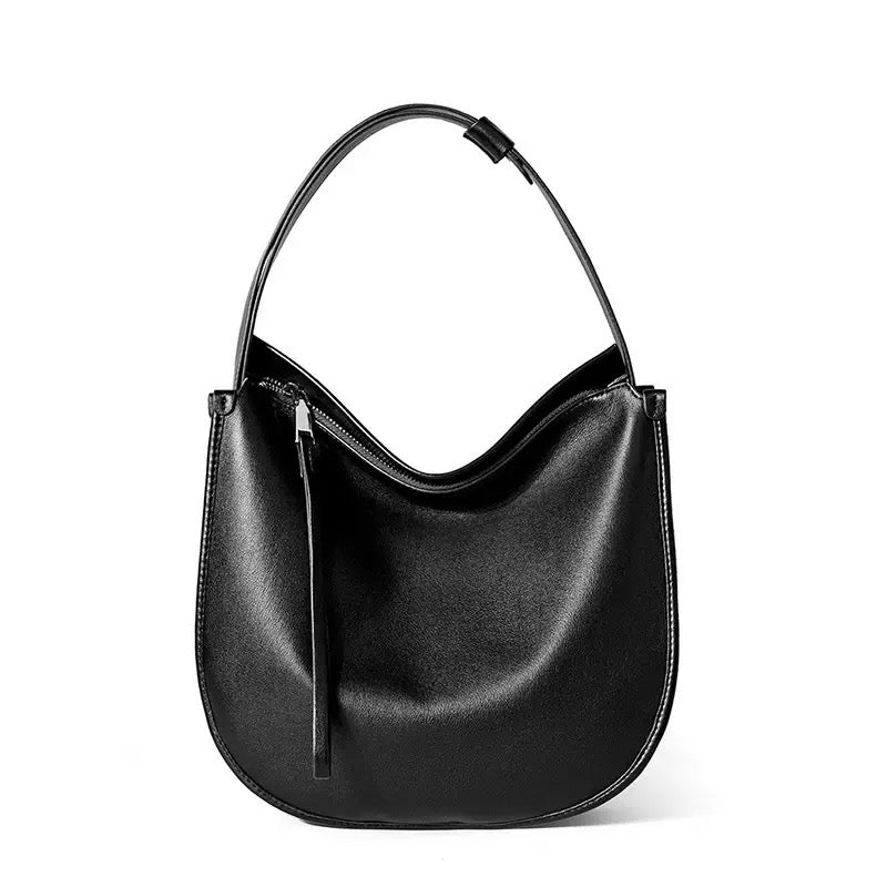 Lazy Chic Premium Leather Tote Bag with Ample Storage
