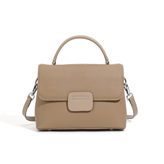 Minimalist Top-Grain Cowhide Envelope Crossbody Bag