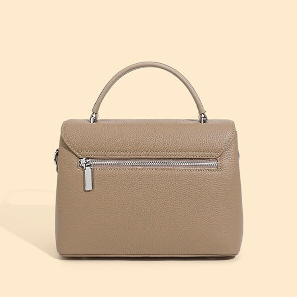 Minimalist Top-Grain Cowhide Envelope Crossbody Bag