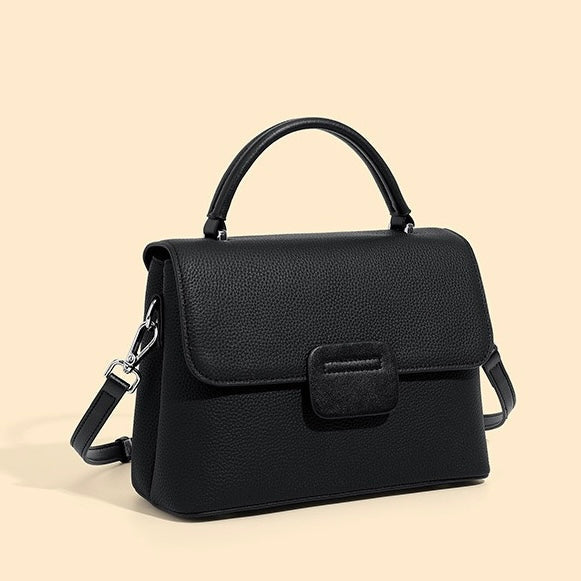 Minimalist Top-Grain Cowhide Envelope Crossbody Bag