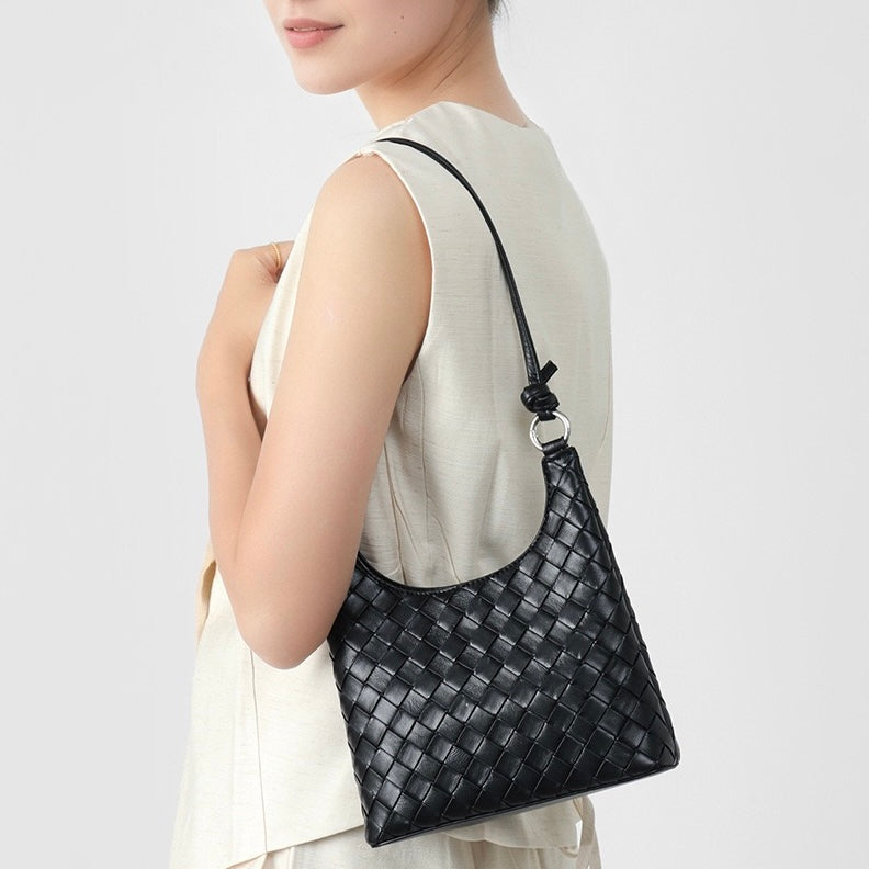 Exquisite Leather Woven Shoulder Bag in Luxe Styles
