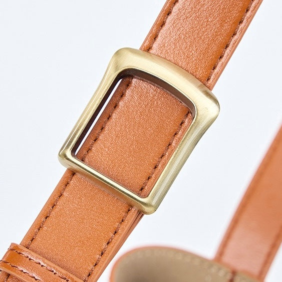 Vintage Elegance Genuine Leather Shoulder Bucket Bag