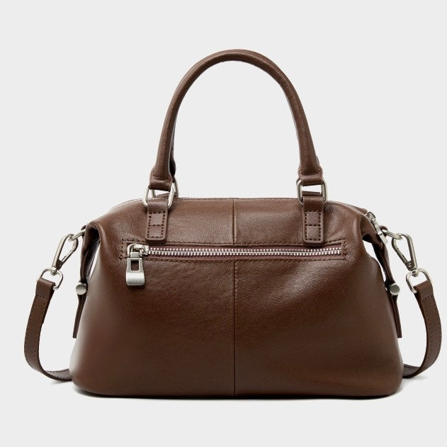 Vintage Top Grain Leather Crossbody Handbag