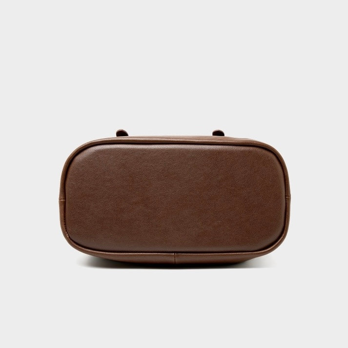 Vintage Top Grain Leather Crossbody Handbag