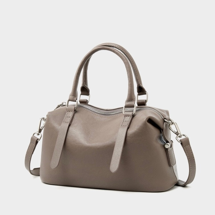 Vintage Top Grain Leather Crossbody Handbag