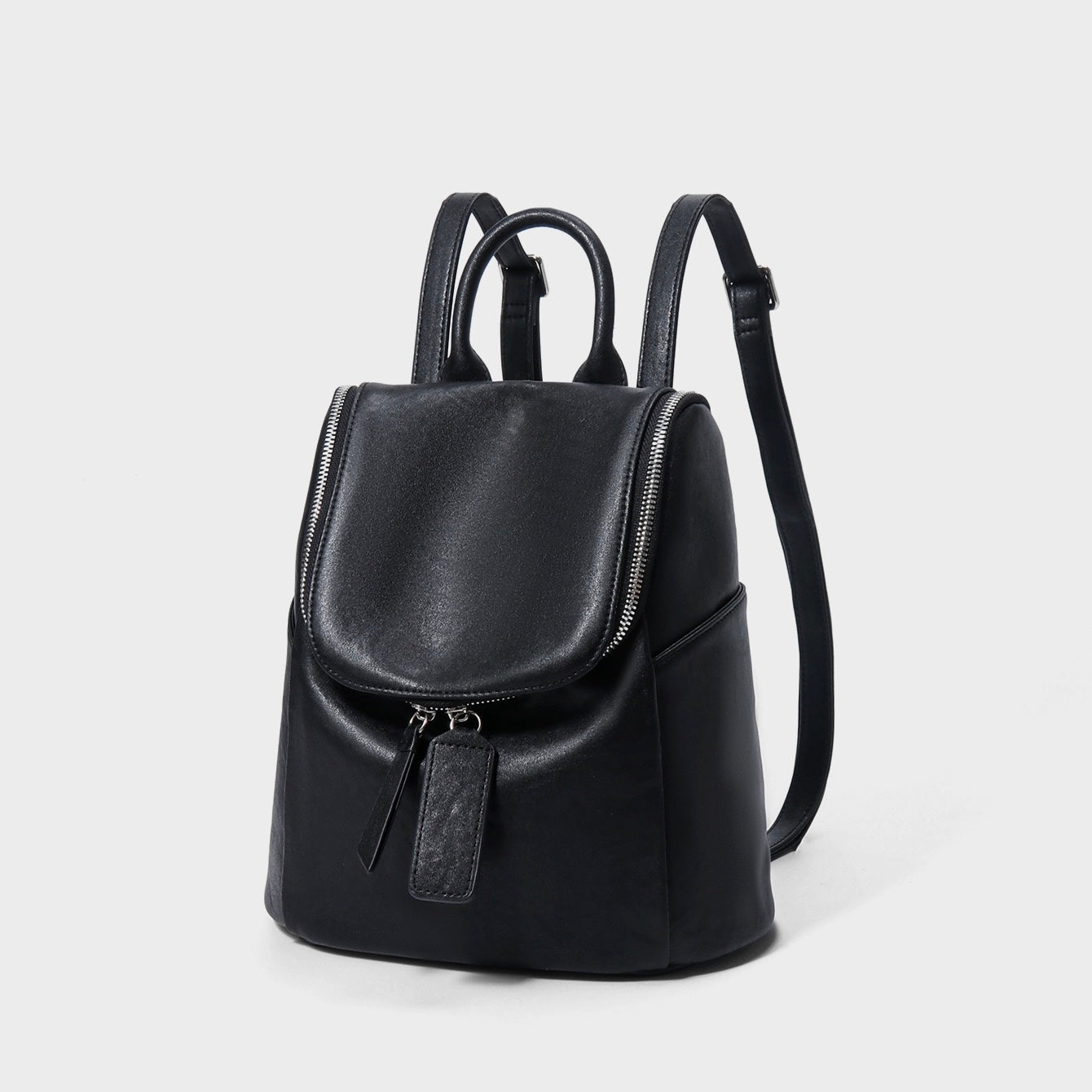 Elegance Redefined: Minimalist Creamy Leather Backpack