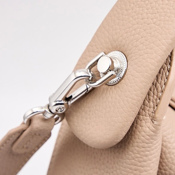 Timeless Elegance Genuine Leather Cigarette Box Shoulder Bag