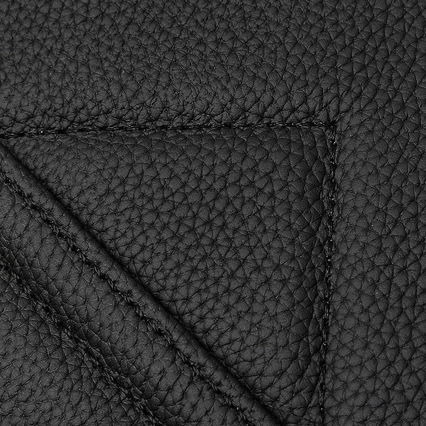 V-Quilted Genuine Leather Shoulder Bag with Chain Detail