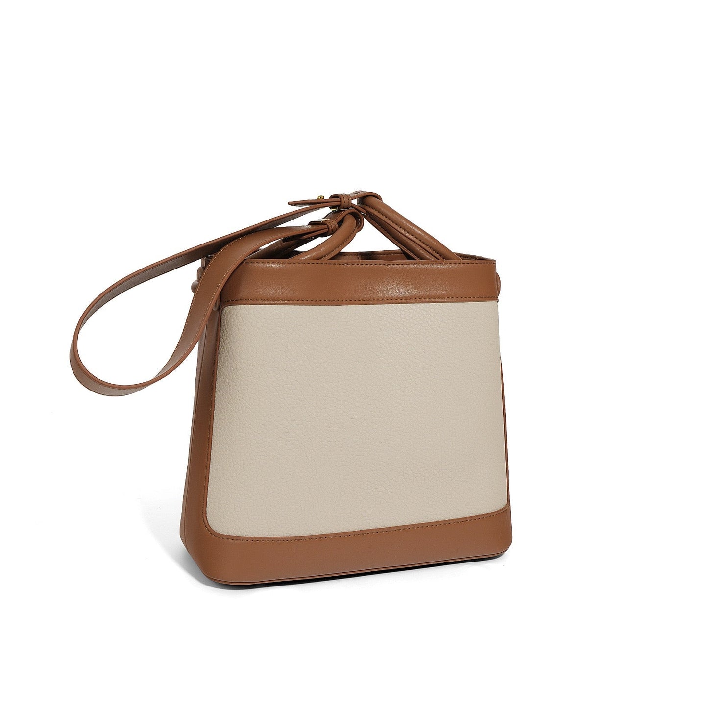 Women's Premium Leather Luxury Crossbody Bucket Bag