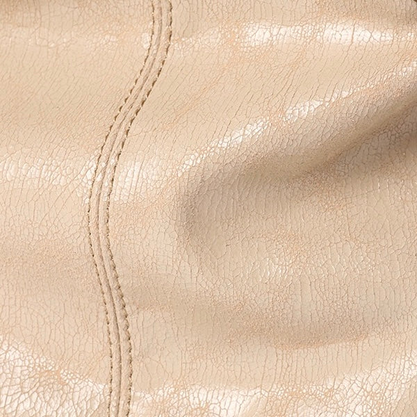 Vintage Elegance Genuine Leather Tote with Pouch