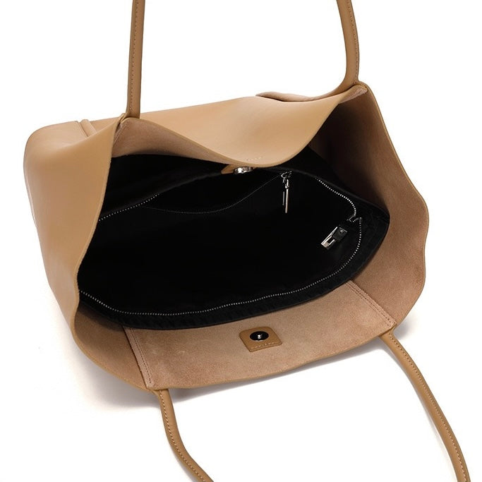 Genuine Leather Summer Tote Bag for Elegant Sophistication