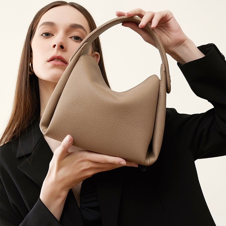 Timeless Elegance Genuine Leather Cigarette Box Shoulder Bag