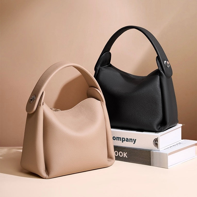 Timeless Elegance Genuine Leather Cigarette Box Shoulder Bag