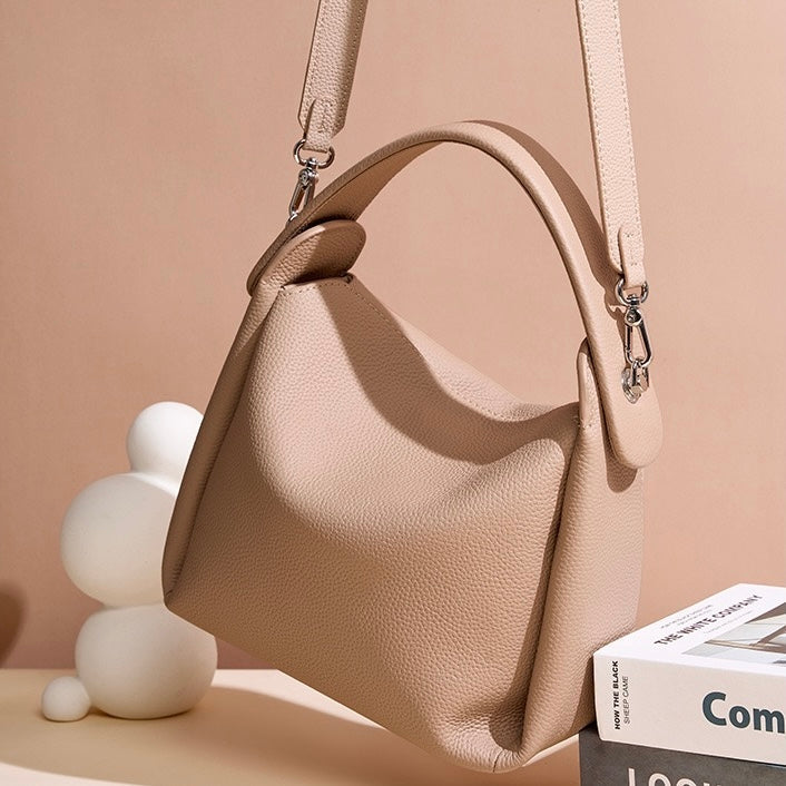 Timeless Elegance Genuine Leather Cigarette Box Shoulder Bag