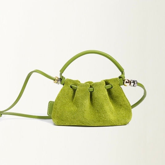 Cloud Pleated Vintage Frosted Mini Handbag Crossbody