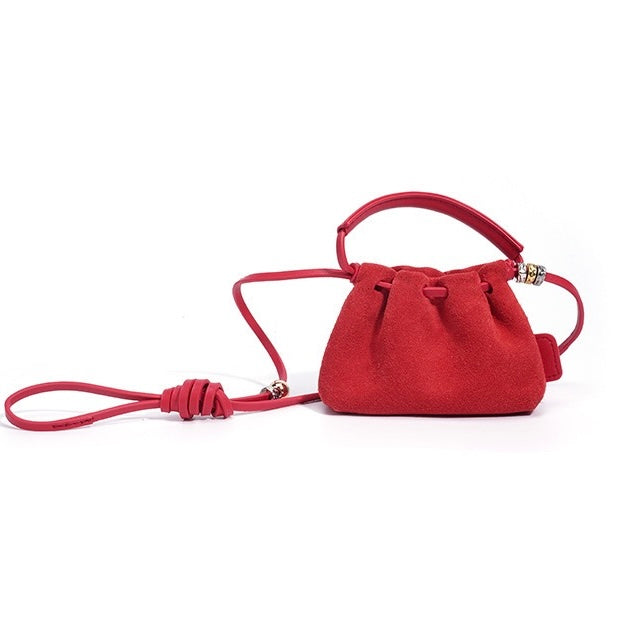 Cloud Pleated Vintage Frosted Mini Handbag Crossbody