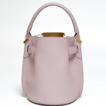 Exquisite Mini Bucket Crossbody Handbag in Genuine Leather