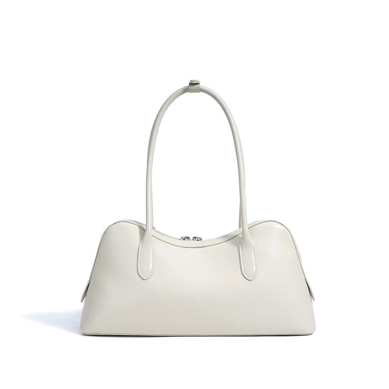 Elegant Versatile Large Capacity Cowhide Shoulder Bag